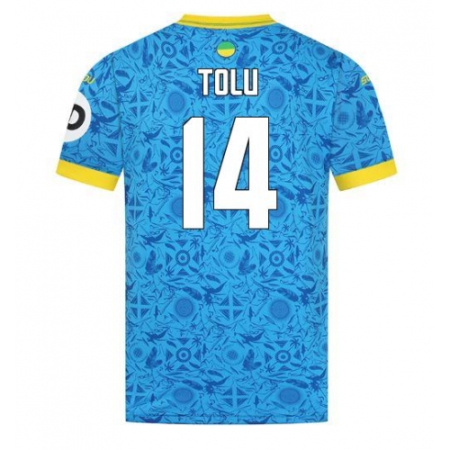 Wolves Tolu Arokodare #14 Maglia Gara Terza Repliche 2025-26 Maniche Corte Wolves Tolu Arokodare #14 Maglia Gara Terza Repliche 2025-26 Maniche Corte